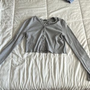 Brandy Melville Long Sleeve Crop Top